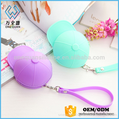 High quality key bag small silicone key pouch